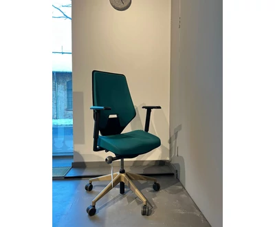 V6 operatív szék, türkiz kék