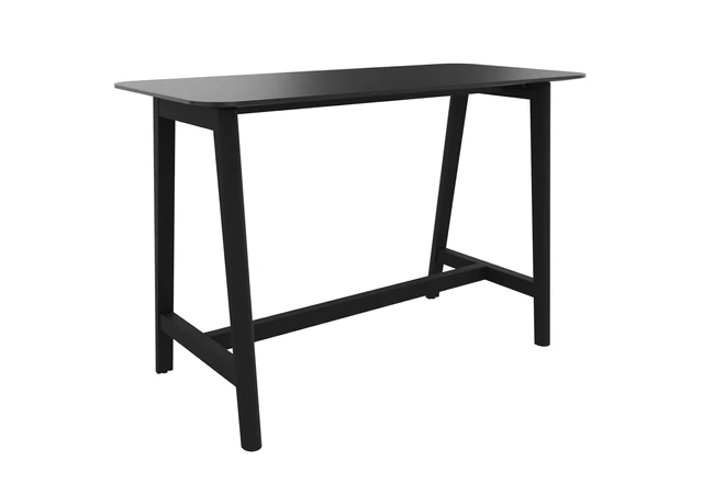 NOVA WOOD  bárasztal, fekete