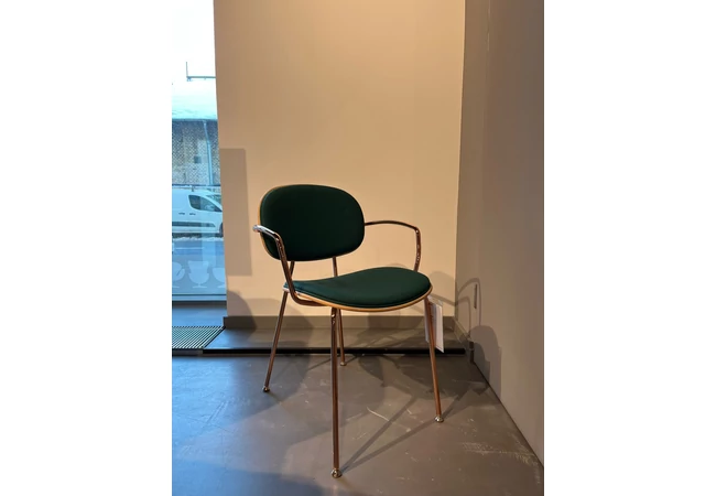 TONDINA tárgyalószék, bronz láb