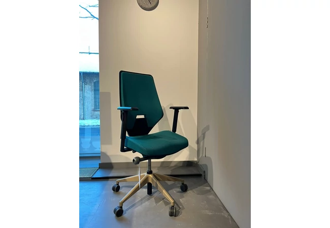 V6 operatív szék, türkiz kék