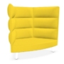 Kép 1/3 - CUMULUS fotel, magas támlával, sárga szövet